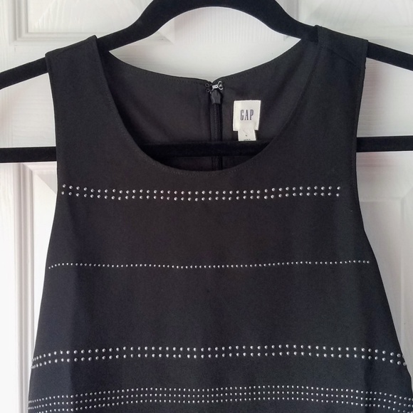 Gap Sleeveless Black Studded Dress - Picture 2 of 5